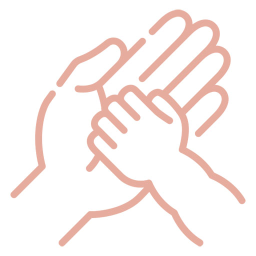 family-advocate-hands-icons-pink